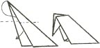 условные обозначения оригами - сгиб внутрь