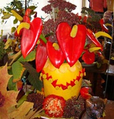 Поделка "Овощные цветы", Таничева Кирилла