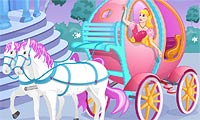 игры про лошадей "Карета принцессы"
