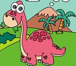 Раскраска. Динозавры №6